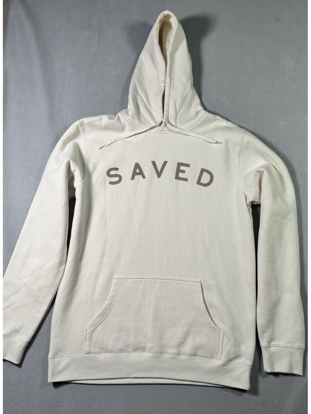 AS Colour Premium Heavyweight Graphic Hoodie - "SAVED / SINNER" - Mens XL